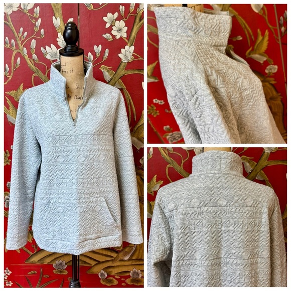 Elings Tops - Women’s “Elings” Quarter Zip Sweatshirt Top | #W39